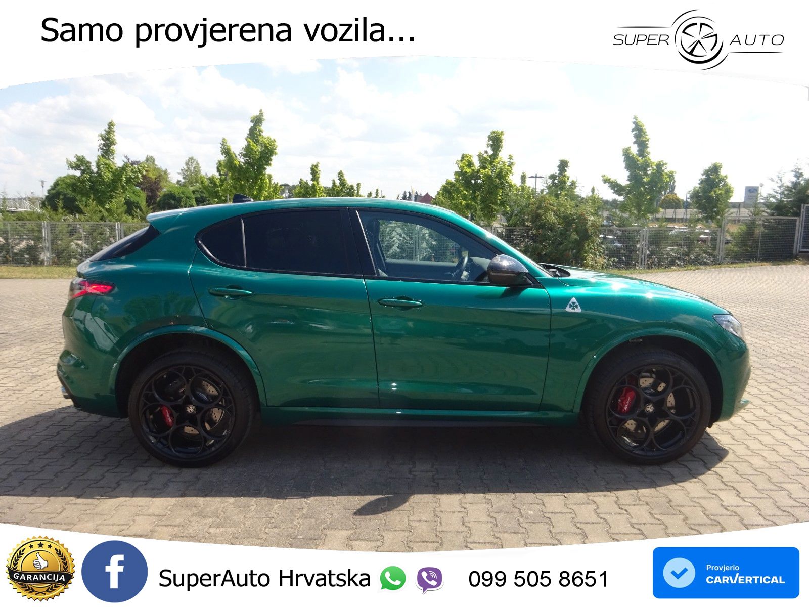 Alfa Romeo Stelvio Quadrifoglio 2.9 V6 Bi-Turbo (520 KS) Q4 Automatic LED+GR SJED+ACC