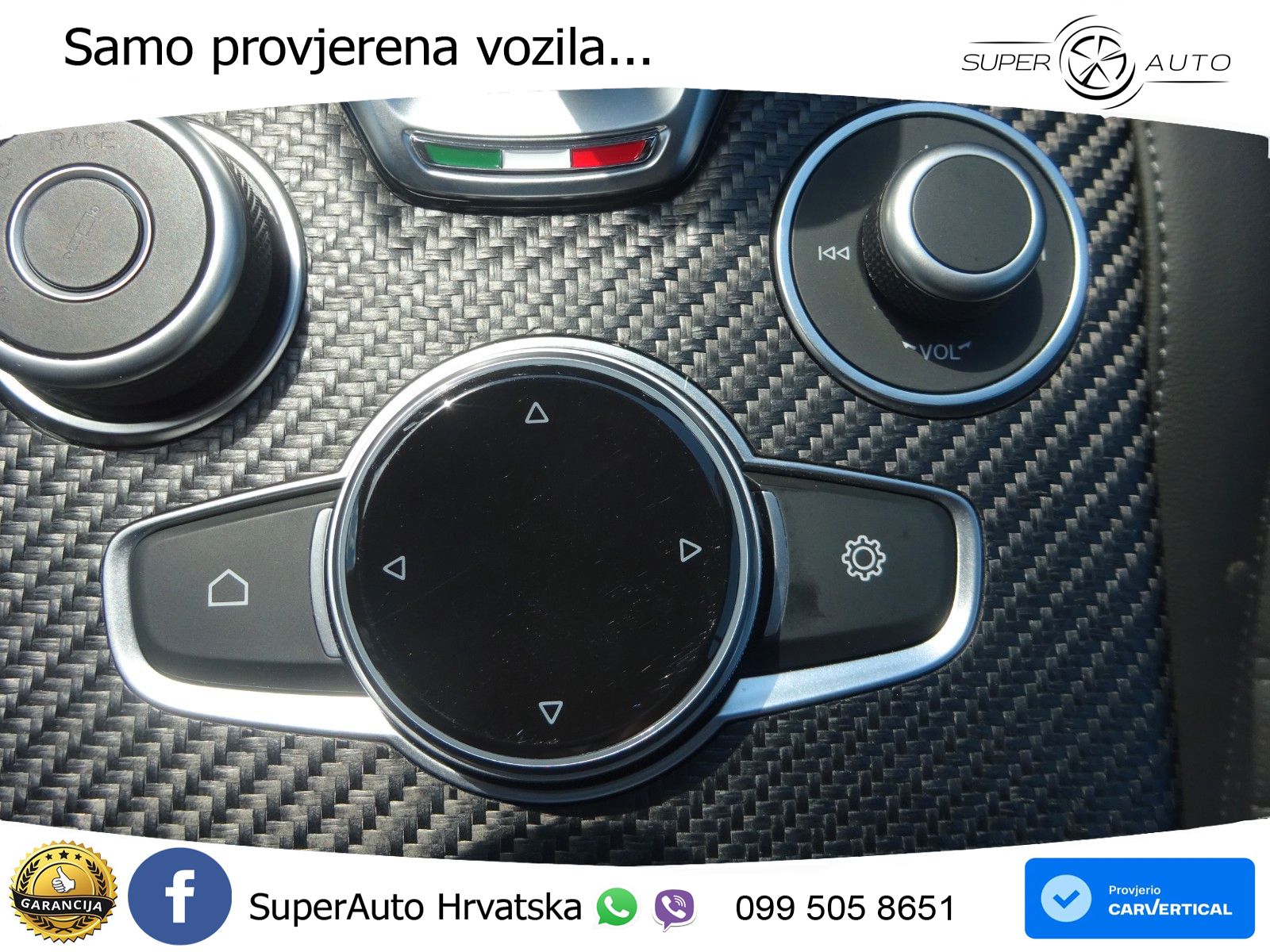 Alfa Romeo Stelvio Quadrifoglio 2.9 V6 Bi-Turbo (520 KS) Q4 Automatic LED+GR SJED+ACC