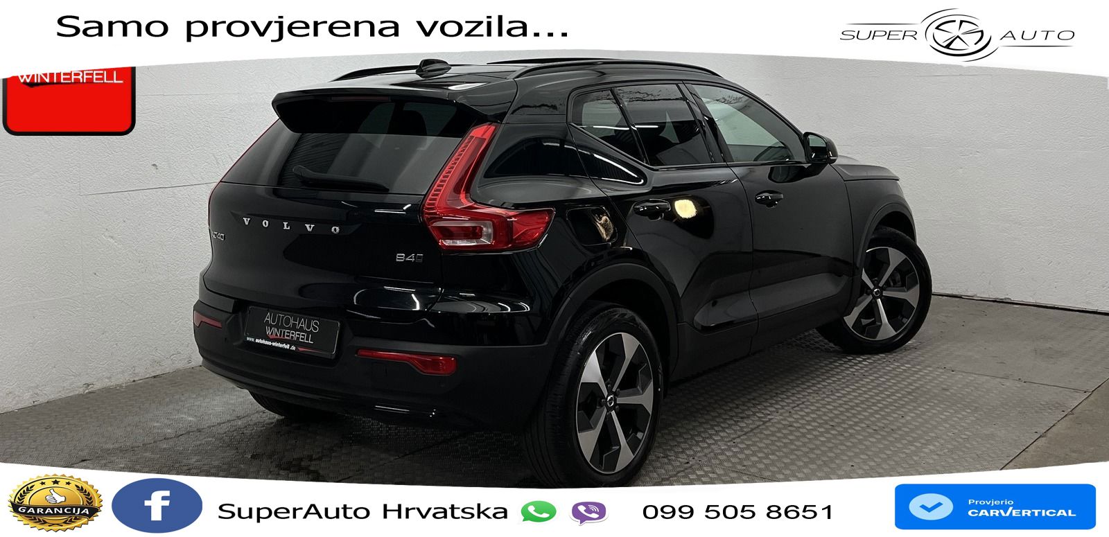 Volvo XC40 2.0 B4 AWD 197 KS Automatic ACC+GR SJED+360+PANO