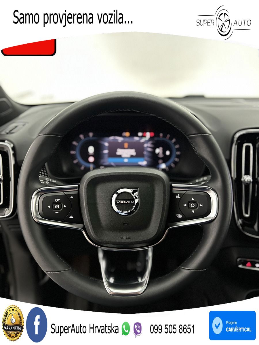 Volvo XC40 2.0 B4 AWD 197 KS Automatic ACC+GR SJED+360+PANO