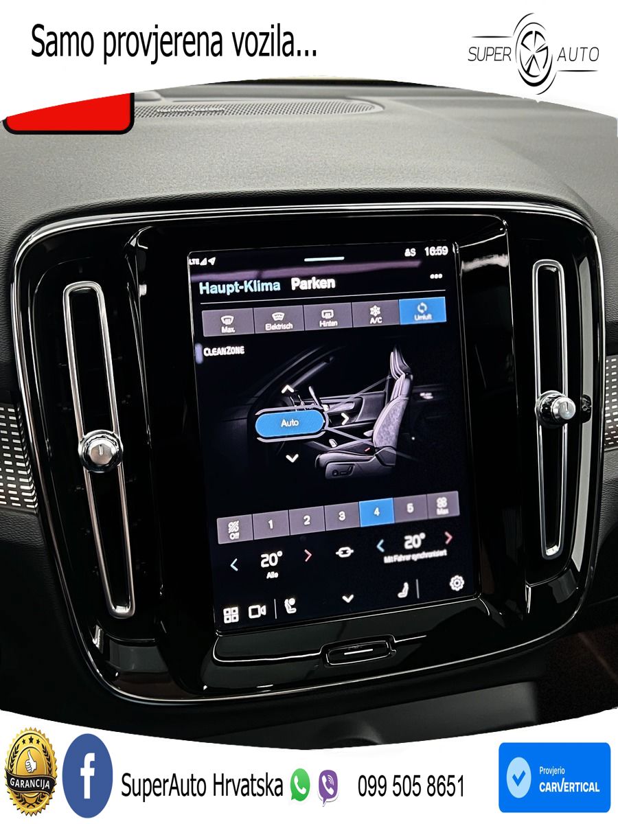 Volvo XC40 2.0 B4 AWD 197 KS Automatic ACC+GR SJED+360+PANO