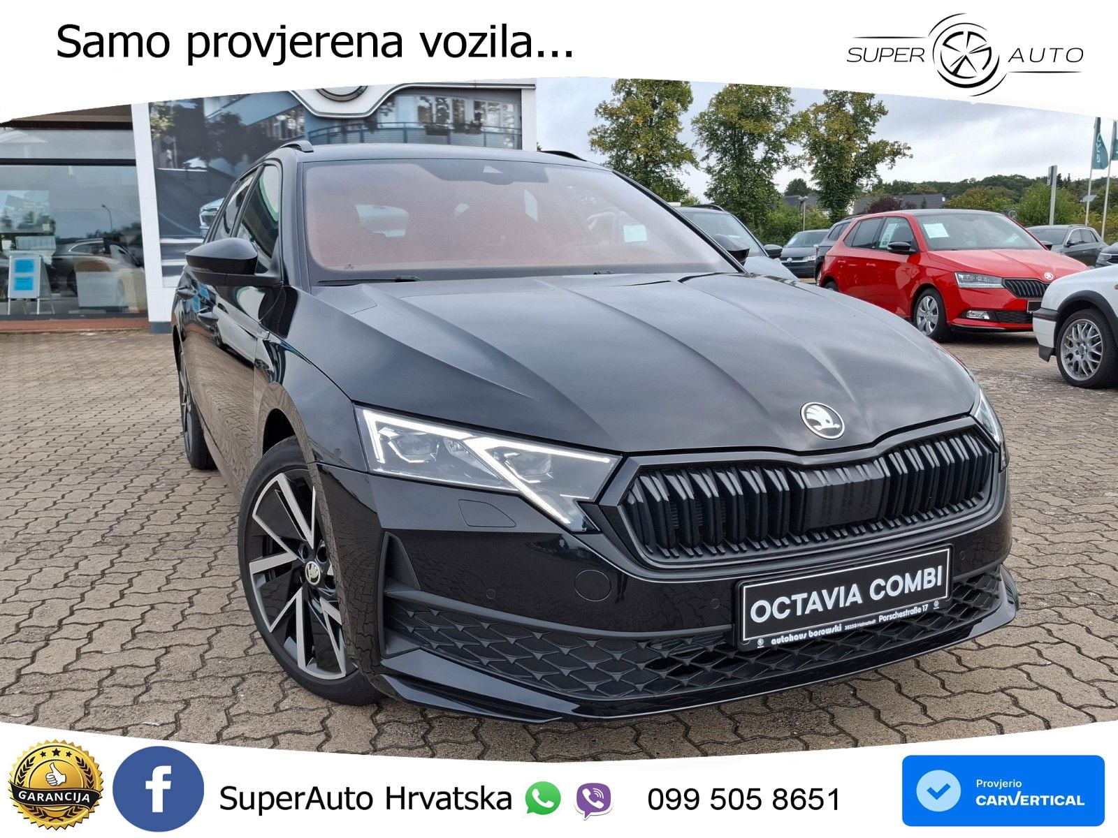 Škoda Octavia Combi 1.5 TSI (150 KS) DSG SportLine MATRIX+GR SJED+KAM