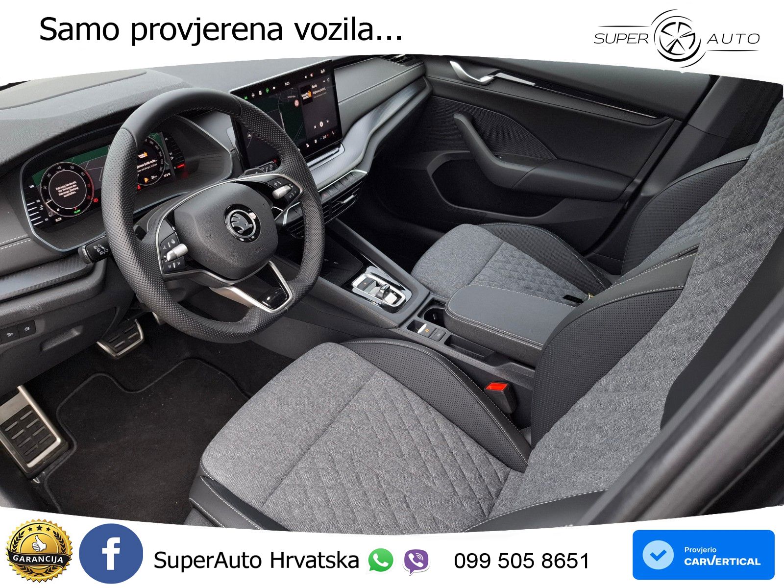Škoda Octavia Combi 1.5 TSI (150 KS) DSG SportLine MATRIX+GR SJED+KAM