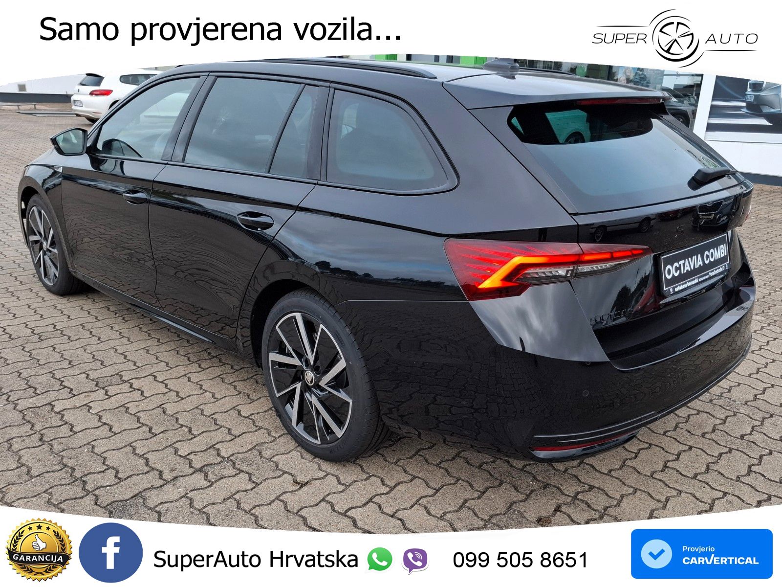 Škoda Octavia Combi 1.5 TSI (150 KS) DSG SportLine MATRIX+GR SJED+KAM
