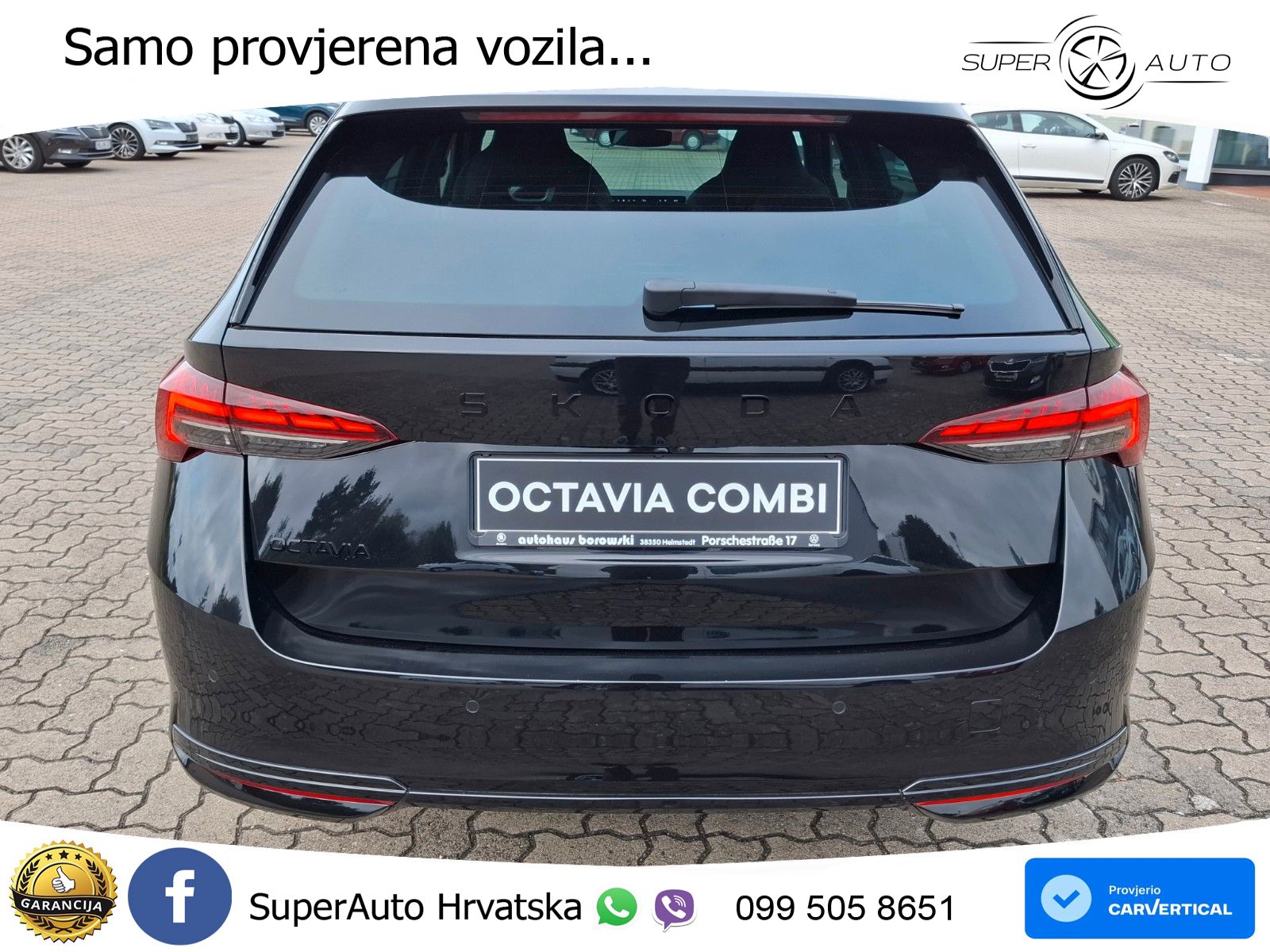 Škoda Octavia Combi 1.5 TSI (150 KS) DSG SportLine MATRIX+GR SJED+KAM