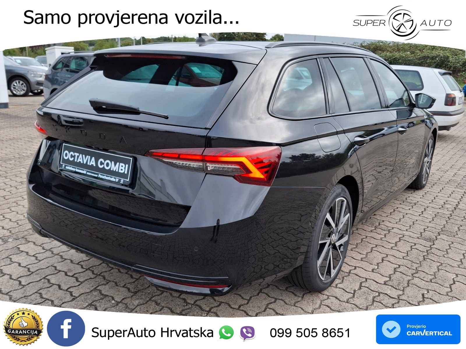 Škoda Octavia Combi 1.5 TSI (150 KS) DSG SportLine MATRIX+GR SJED+KAM