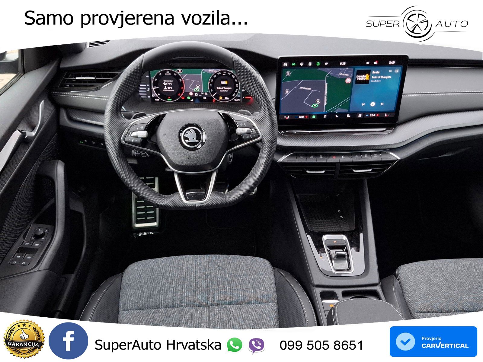 Škoda Octavia Combi 1.5 TSI (150 KS) DSG SportLine MATRIX+GR SJED+KAM
