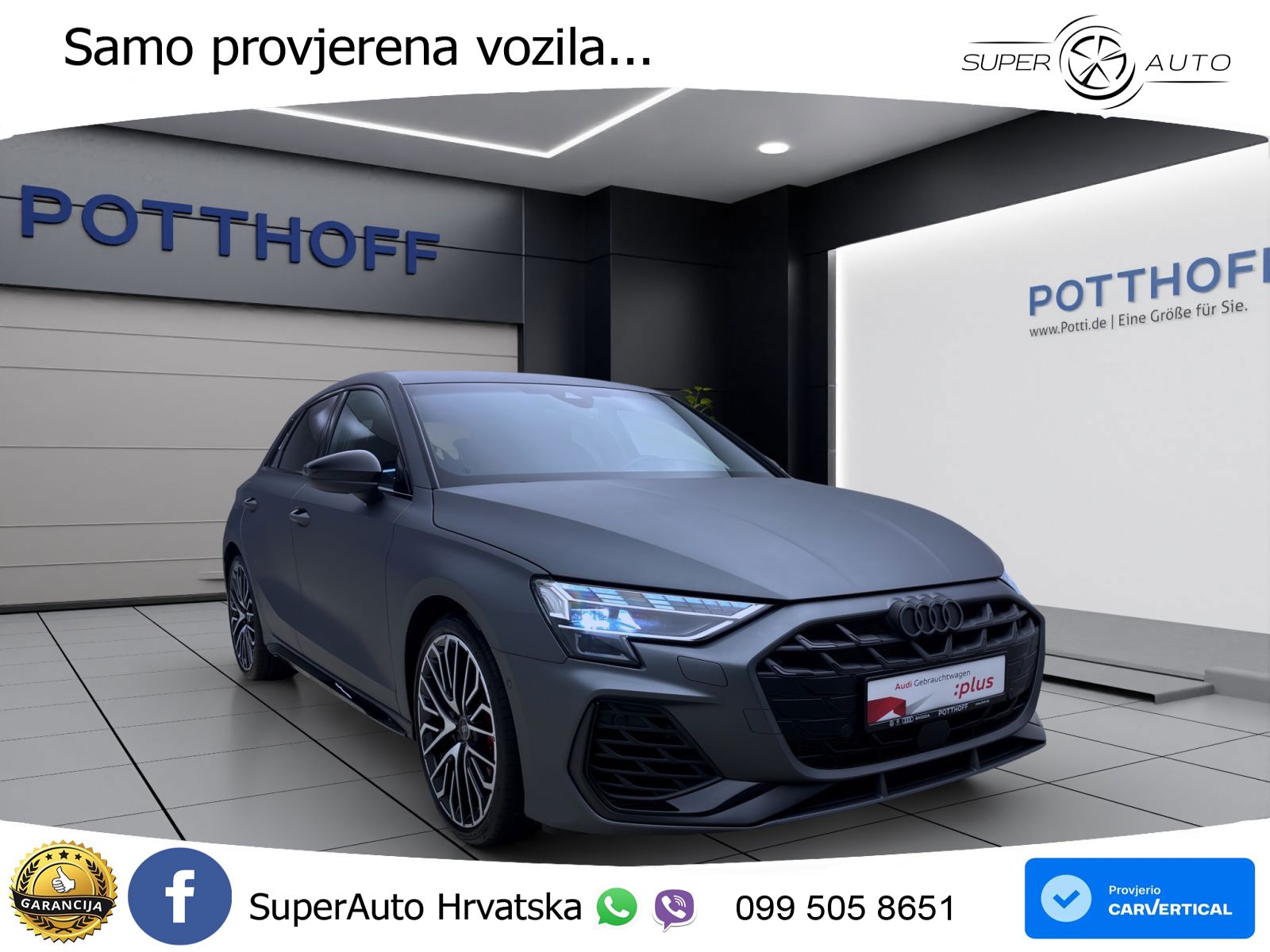 Audi S3 2.0 TFSI (333 KS) quattro S tronic MATRIX+GR SJED+KAM