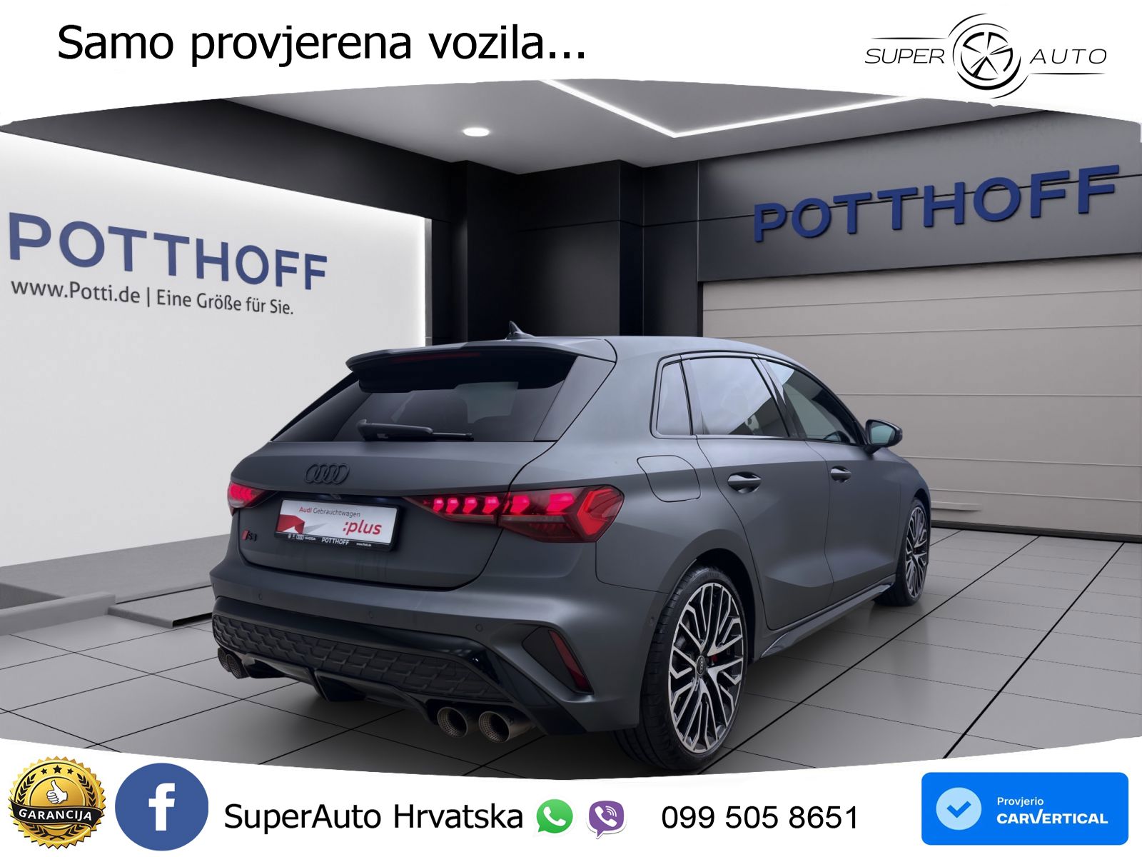 Audi S3 2.0 TFSI (333 KS) quattro S tronic MATRIX+GR SJED+KAM