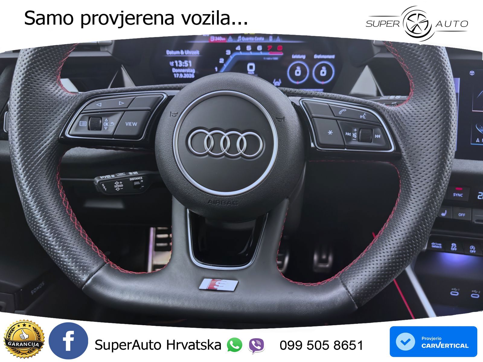 Audi S3 2.0 TFSI (333 KS) quattro S tronic MATRIX+GR SJED+KAM