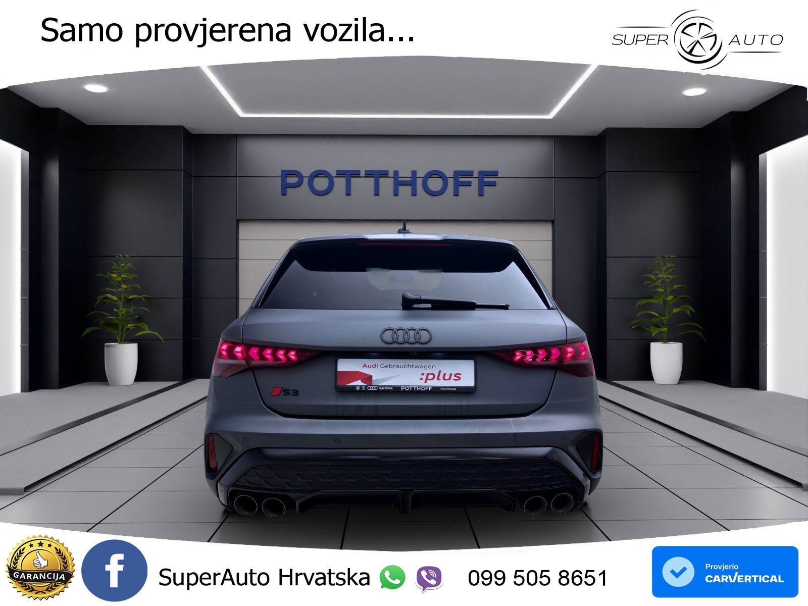 Audi S3 2.0 TFSI (333 KS) quattro S tronic MATRIX+GR SJED+KAM