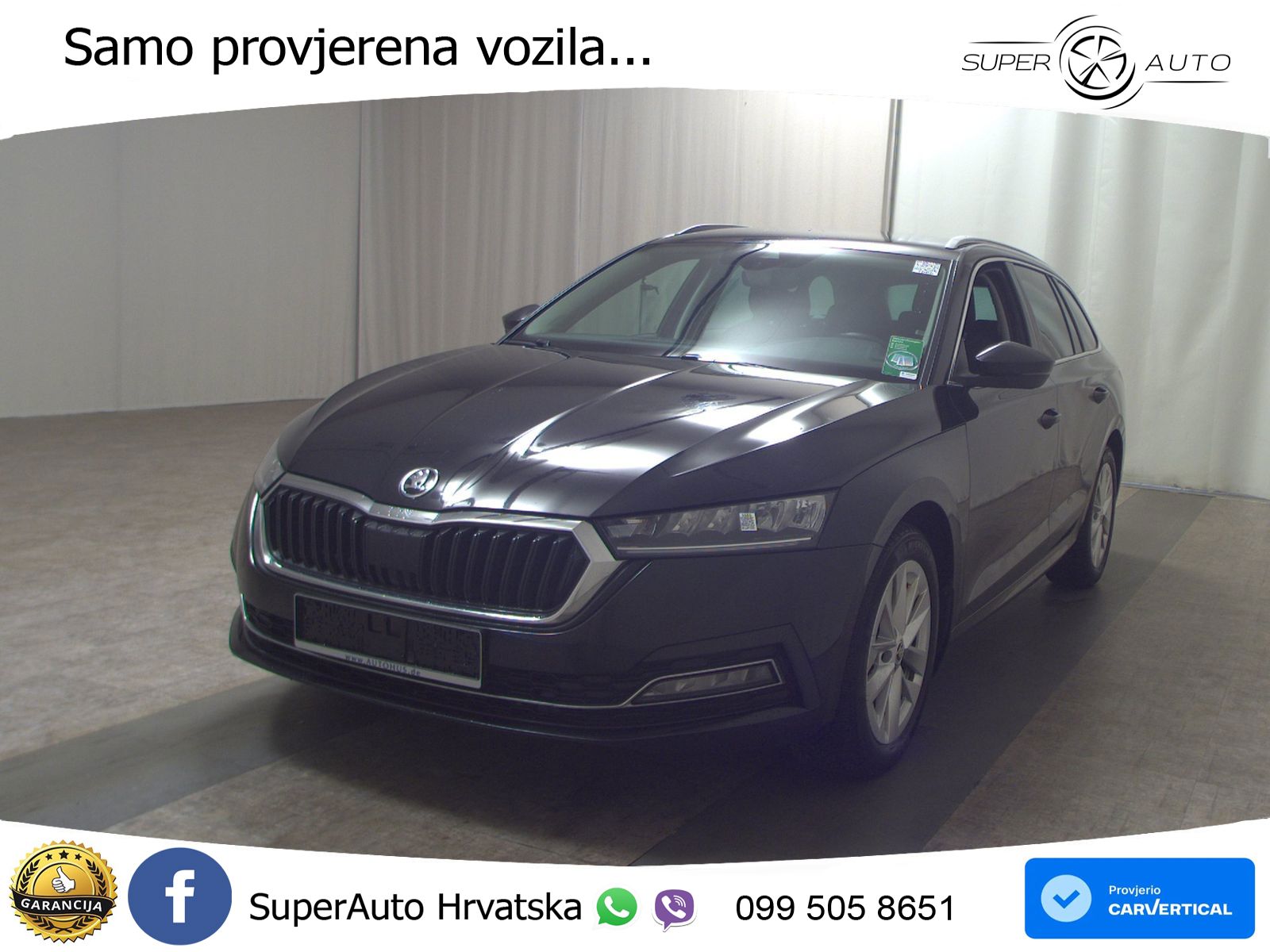 Škoda Octavia Combi 2.0 TDI (150 KS) DSG LED+GR SJED+ACC