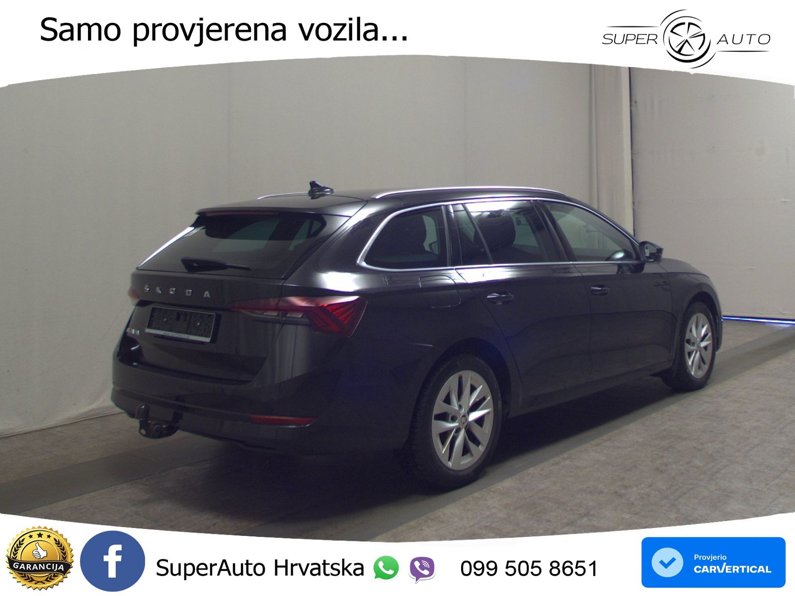 Škoda Octavia Combi 2.0 TDI (150 KS) DSG LED+GR SJED+ACC