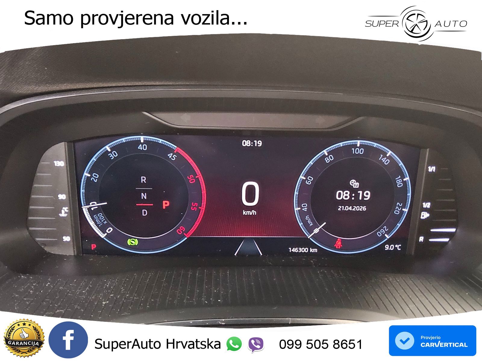 Škoda Octavia Combi 2.0 TDI (150 KS) DSG LED+GR SJED+ACC