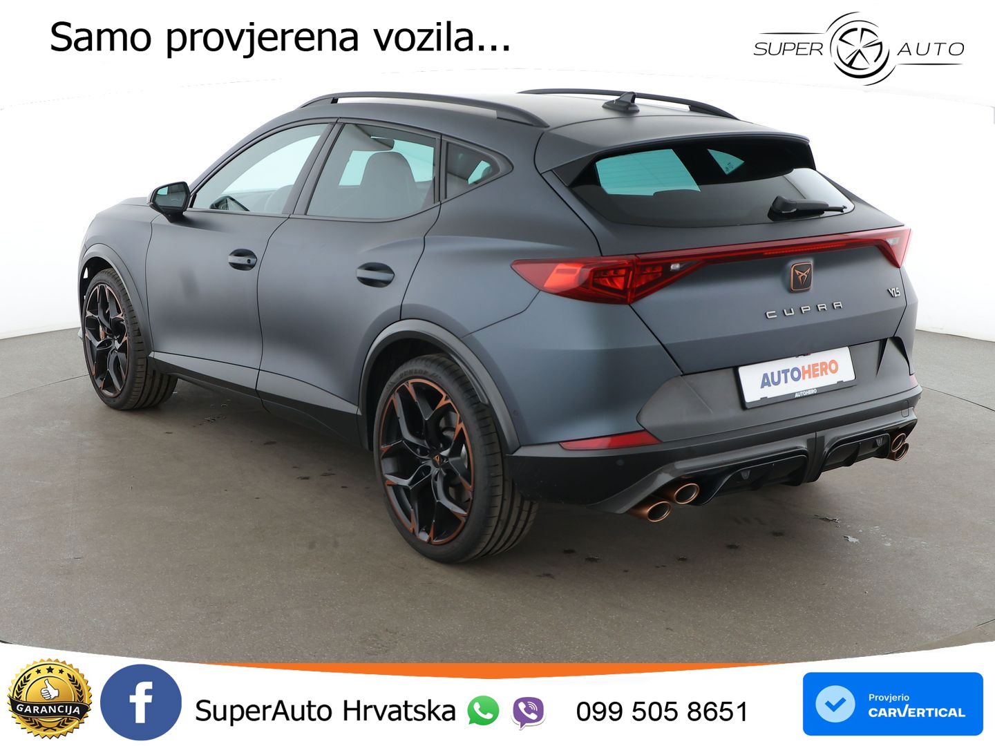 Cupra Formentor VZ5 2.5 TSI (390 KS) 4Drive DSG LED+GR SJED+ACC