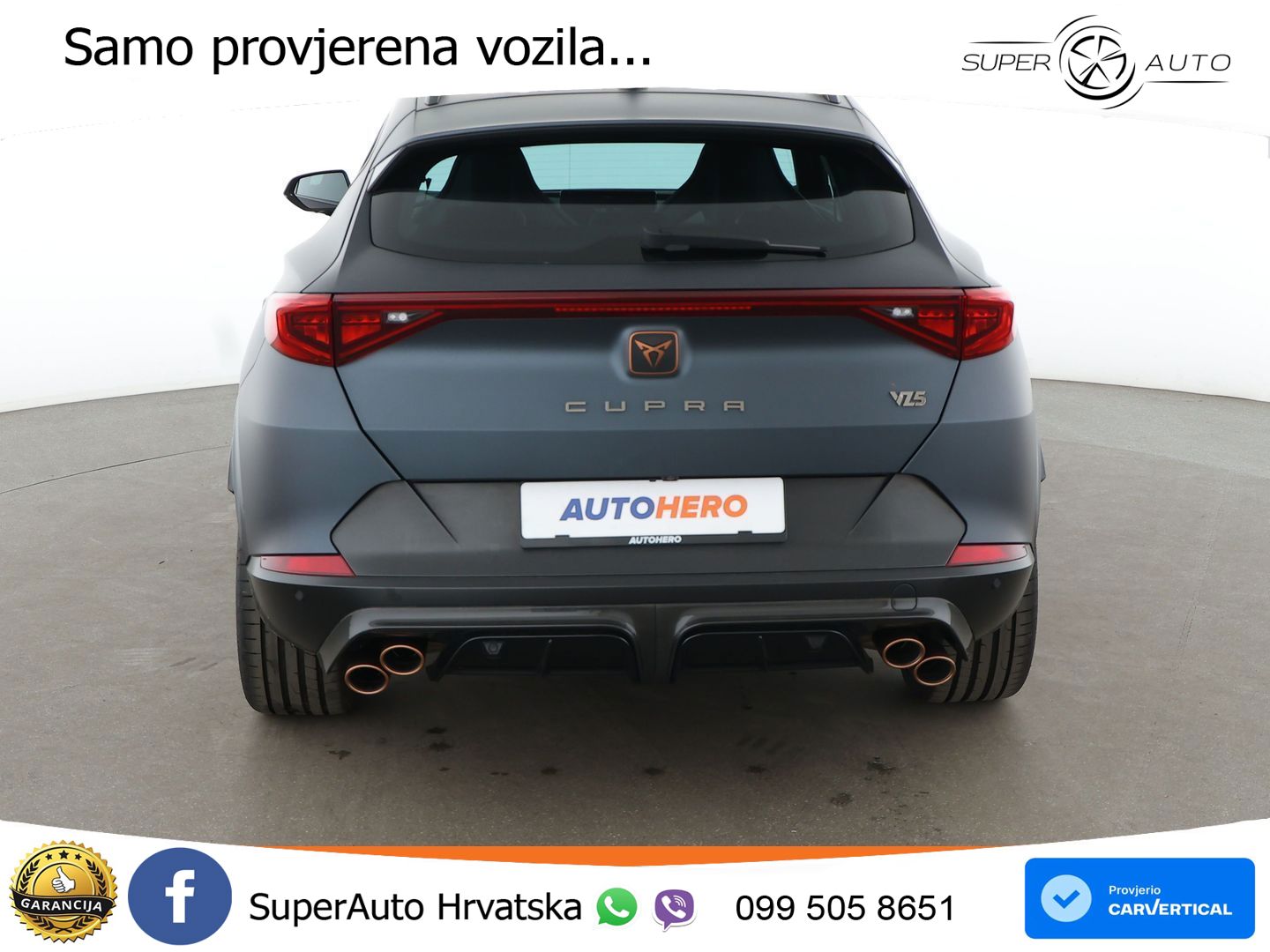 Cupra Formentor VZ5 2.5 TSI (390 KS) 4Drive DSG LED+GR SJED+ACC