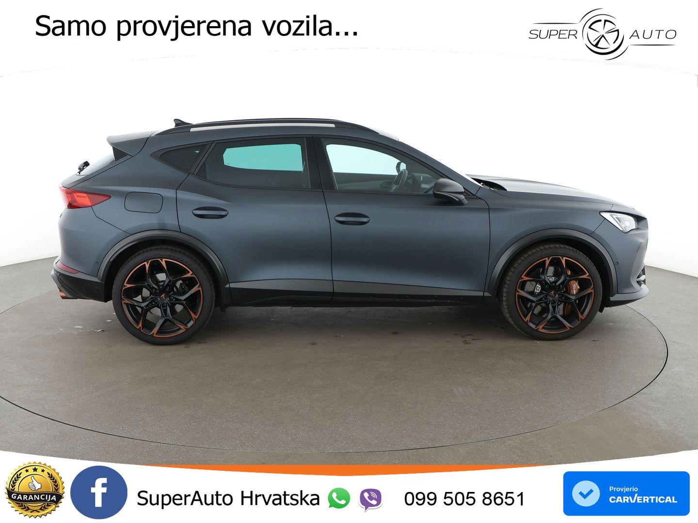 Cupra Formentor VZ5 2.5 TSI (390 KS) 4Drive DSG LED+GR SJED+ACC