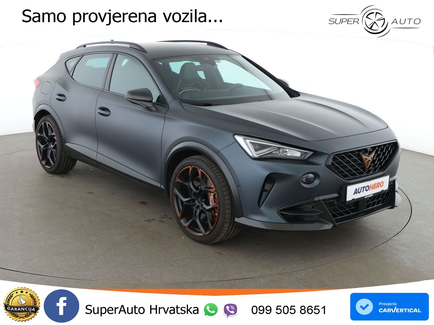Cupra Formentor VZ5 2.5 TSI (390 KS) 4Drive DSG LED+GR SJED+ACC