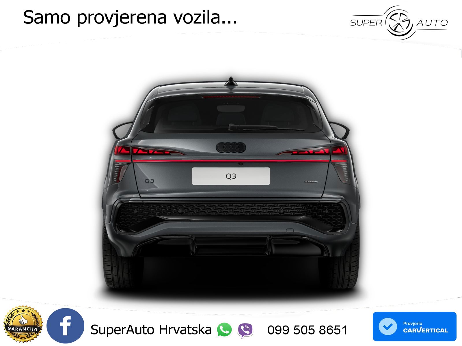 Audi Q3 III Sportback 2.0 TFSI (265 KS) quattro S tronic