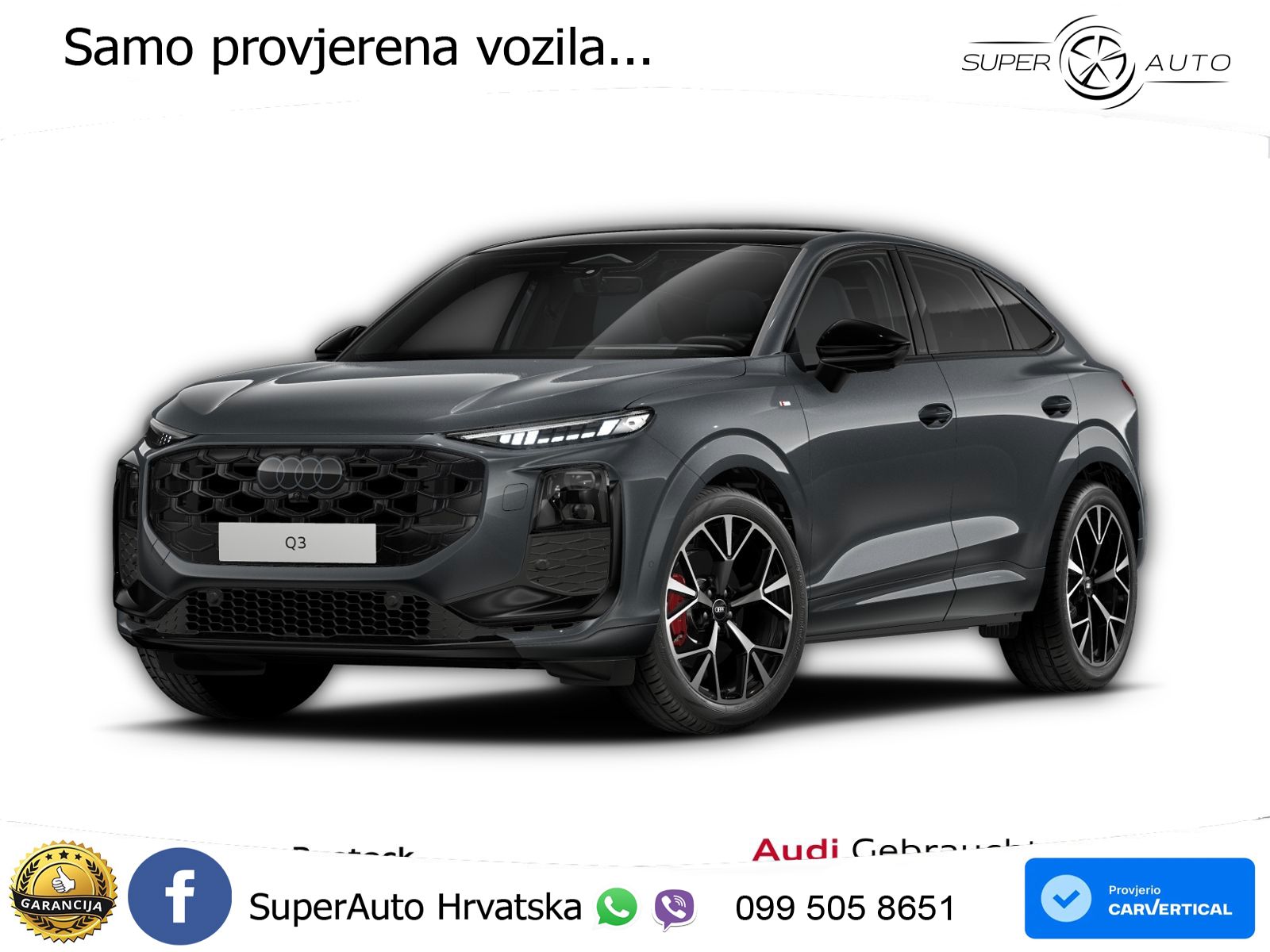 Audi Q3 III Sportback 2.0 TFSI (265 KS) quattro S tronic