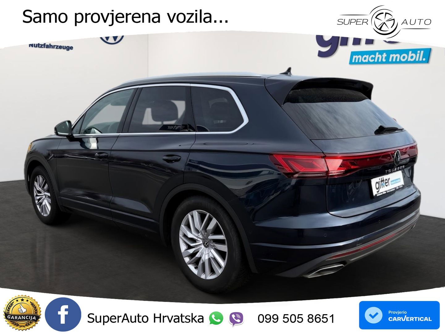 Volkswagen Touareg 3.0 V6 TDI (231 KS) 4MOTION Tiptronic ZRAČNI+ACC+GR SJED+KAM