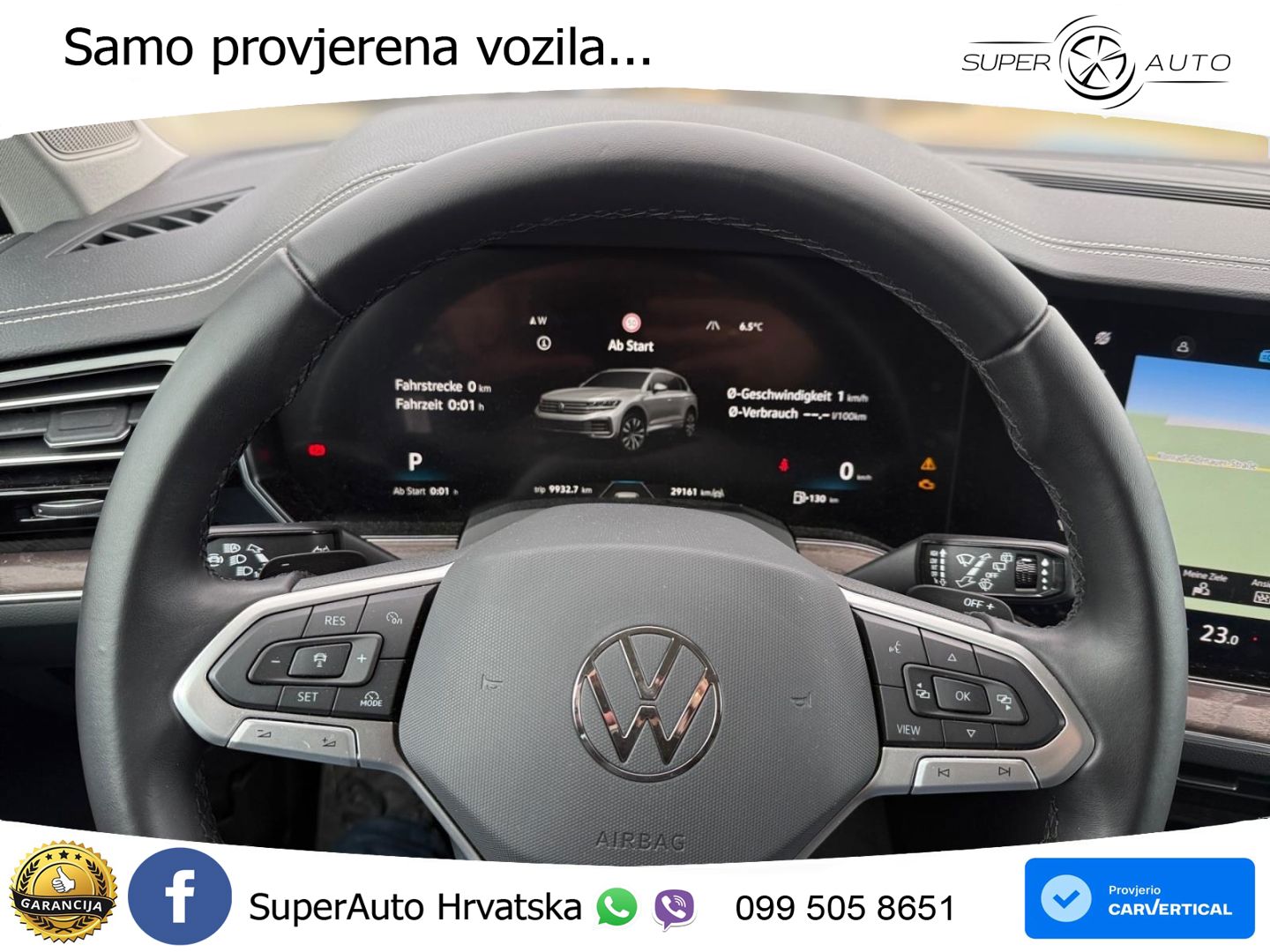 Volkswagen Touareg 3.0 V6 TDI (231 KS) 4MOTION Tiptronic ZRAČNI+ACC+GR SJED+KAM