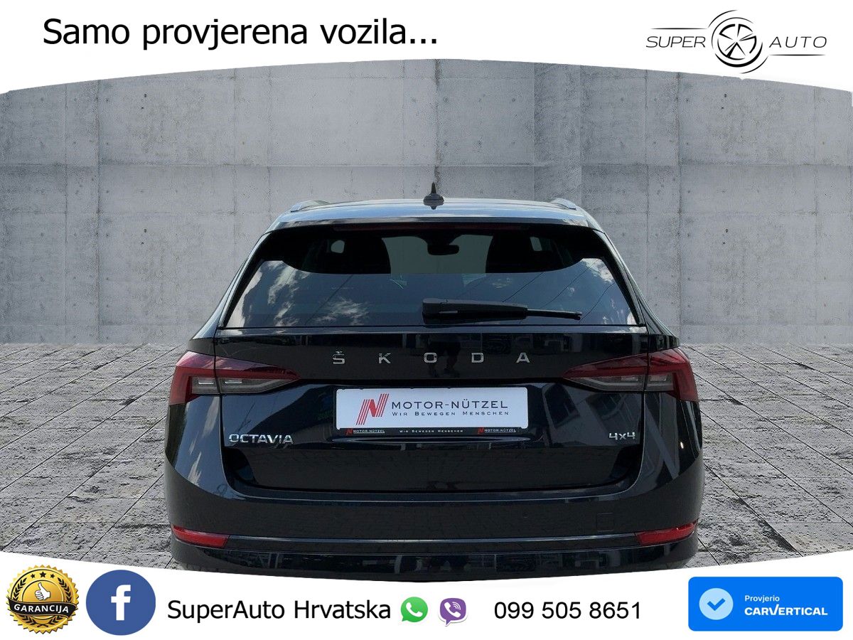 Škoda Octavia Combi 2.0 TSI (190 KS) 4x4 DSG LED+GR SJED+ACC