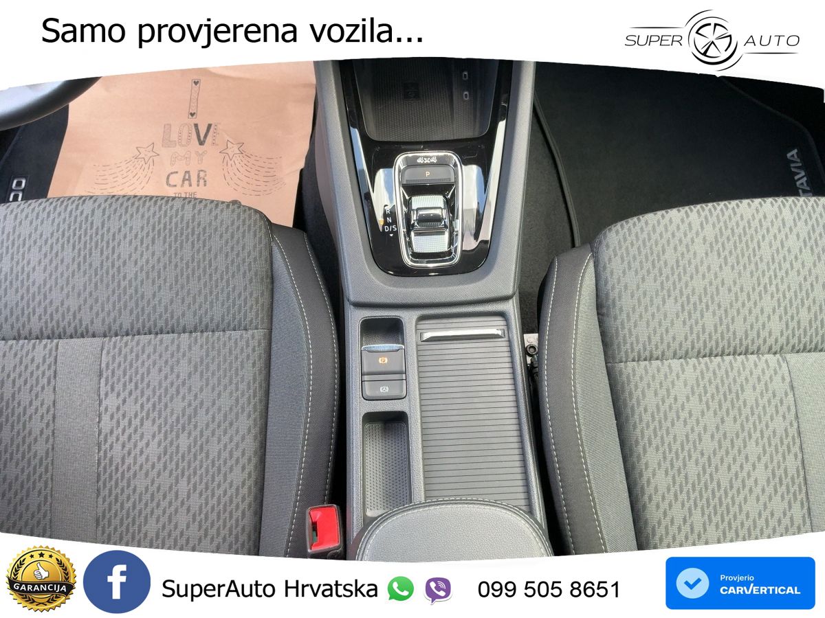 Škoda Octavia Combi 2.0 TSI (190 KS) 4x4 DSG LED+GR SJED+ACC
