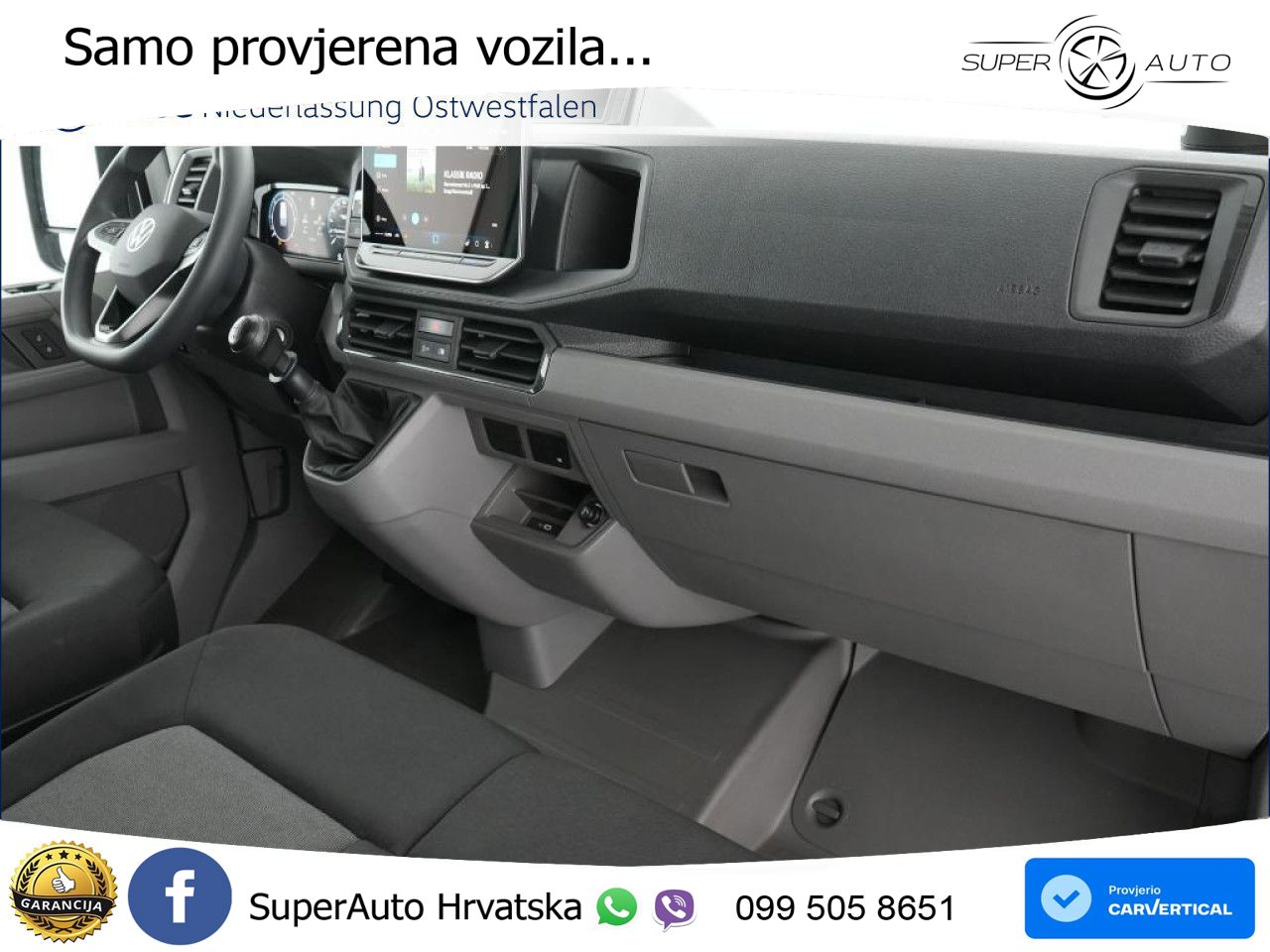 Volkswagen Crafter Kasten mittel Rear View AHK Klima ZV 140 KS