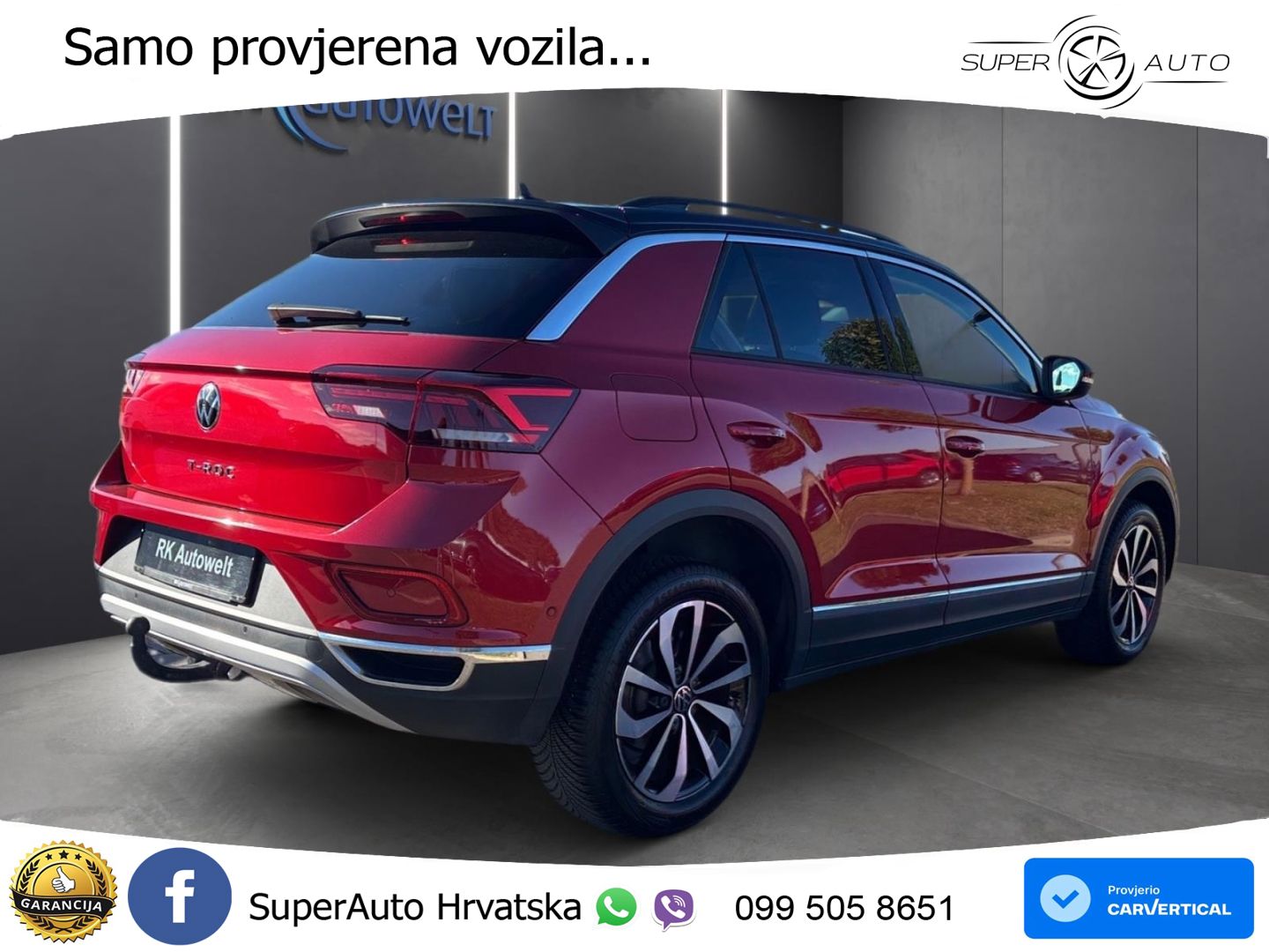 Volkswagen T-Roc 1.5 TSI (150 KS) DSG LED+GR SJED+ACC