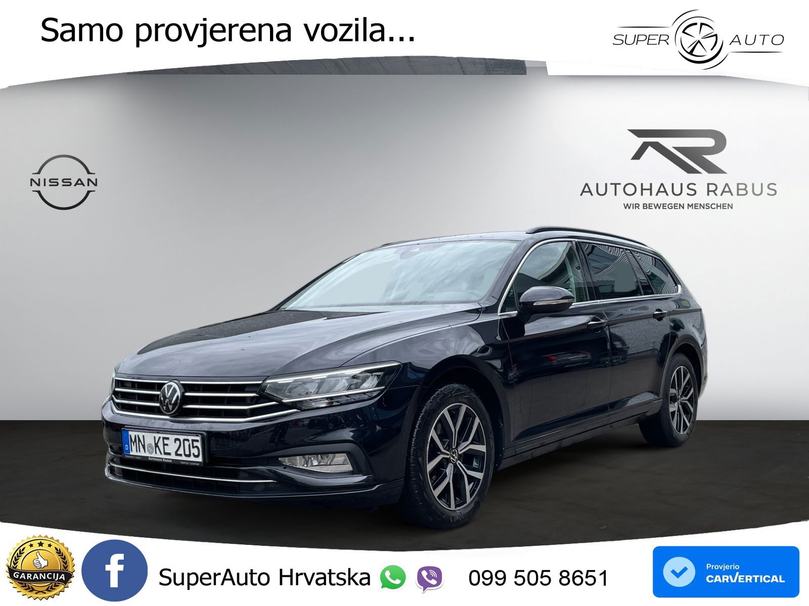 Volkswagen Passat Variant 2.0 TDI (150 KS) DSG Business LED+GR SJED+ACC
