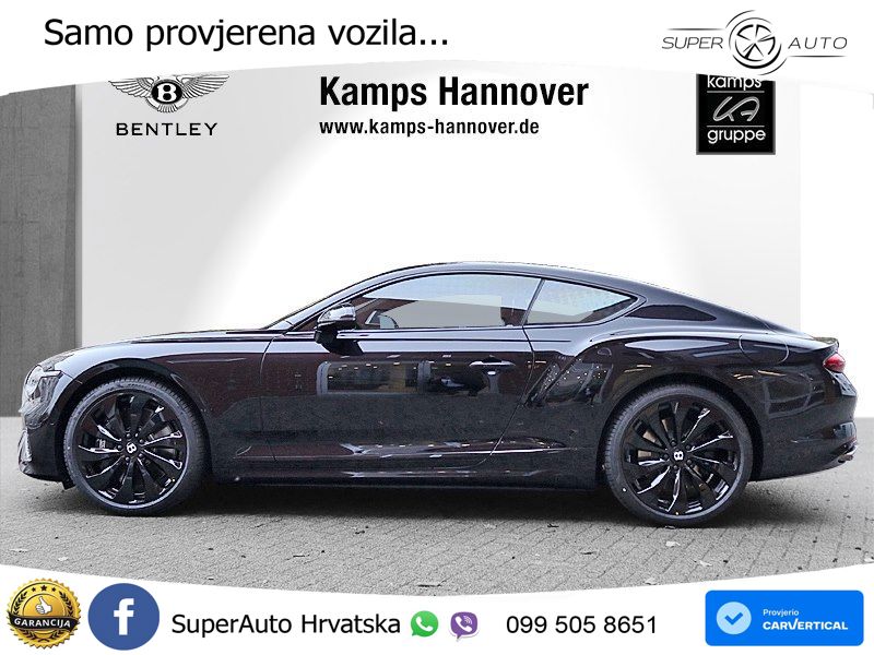 Bentley Continental GT IV 4.0 V8 TFSi (680 KS) AWD DCT ZRAČNI+ACC+GR SJED+KAM