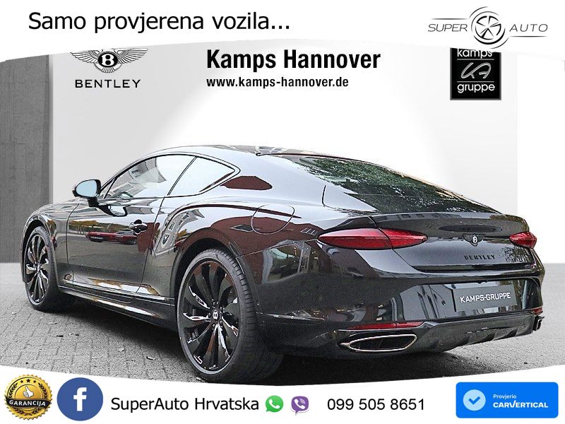 Bentley Continental GT IV 4.0 V8 TFSi (680 KS) AWD DCT ZRAČNI+ACC+GR SJED+KAM