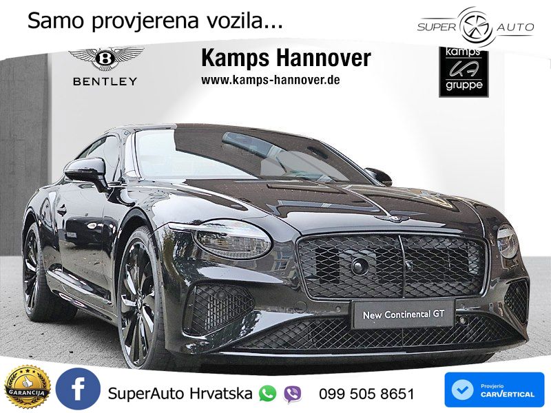 Bentley Continental GT IV 4.0 V8 TFSi (680 KS) AWD DCT ZRAČNI+ACC+GR SJED+KAM