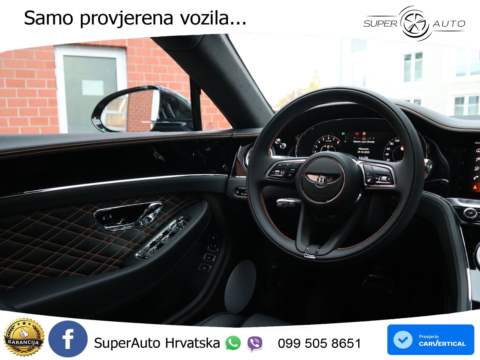 Bentley Continental GT IV 4.0 V8 TFSi (680 KS) AWD DCT ZRAČNI+ACC+GR SJED+KAM