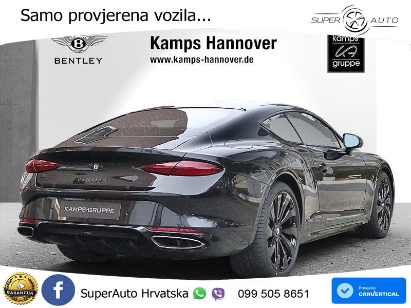 Bentley Continental GT IV 4.0 V8 TFSi (680 KS) AWD DCT ZRAČNI+ACC+GR SJED+KAM
