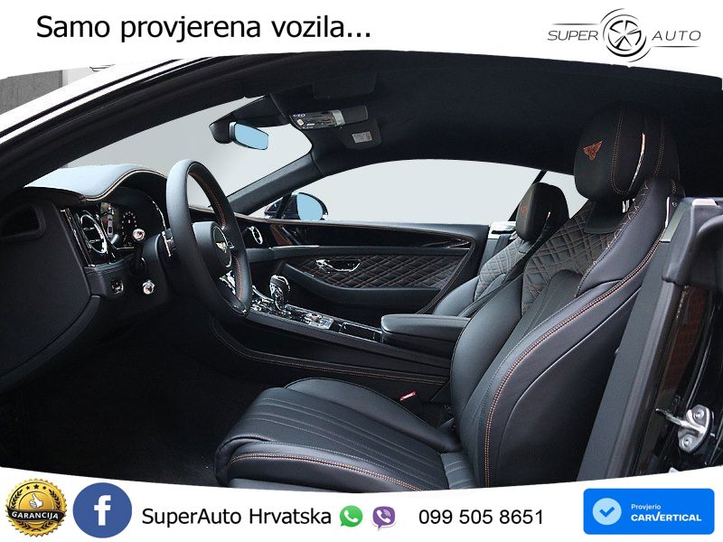Bentley Continental GT IV 4.0 V8 TFSi (680 KS) AWD DCT ZRAČNI+ACC+GR SJED+KAM