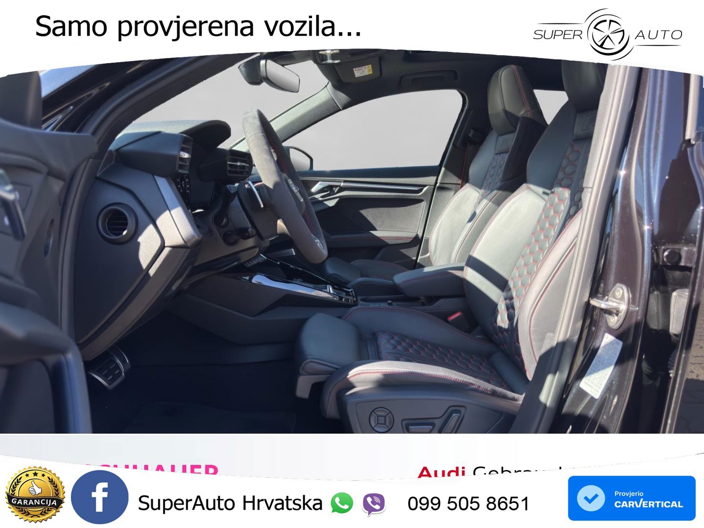 Audi RS3 Sedan 2.5 TFSI (400 KS) quattro S tronic MATRIX+GR SJED+KAM