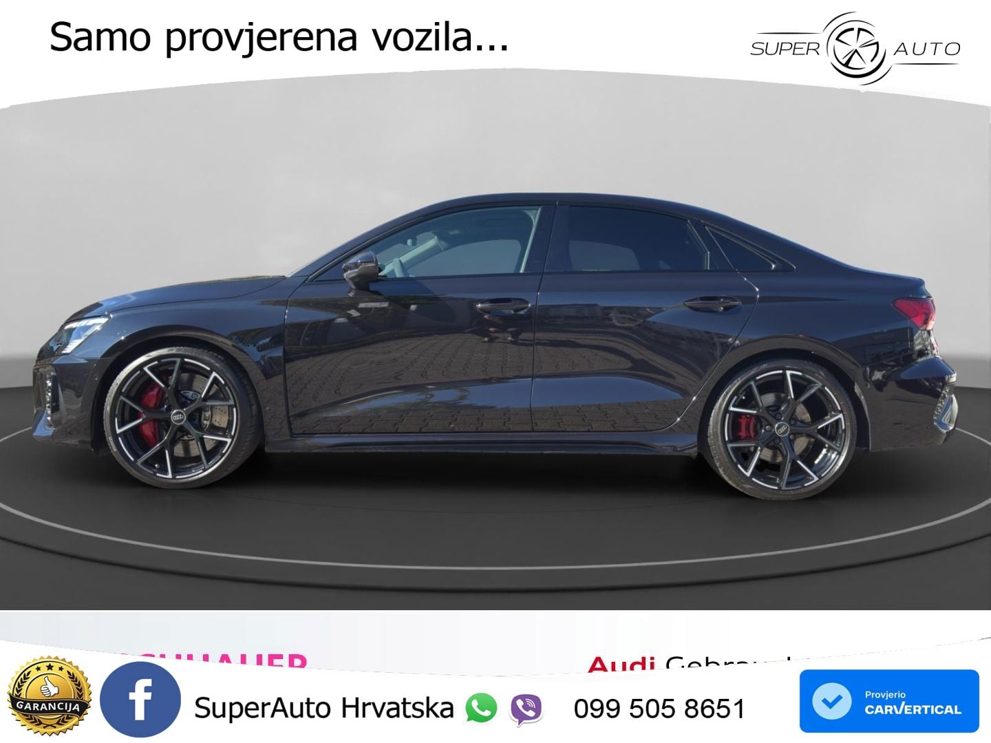 Audi RS3 Sedan 2.5 TFSI (400 KS) quattro S tronic MATRIX+GR SJED+KAM