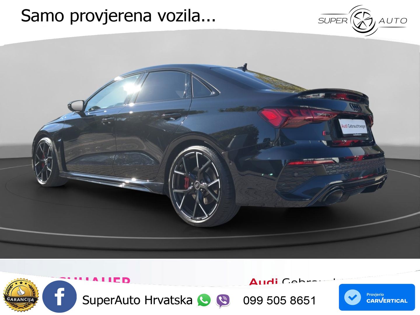 Audi RS3 Sedan 2.5 TFSI (400 KS) quattro S tronic MATRIX+GR SJED+KAM