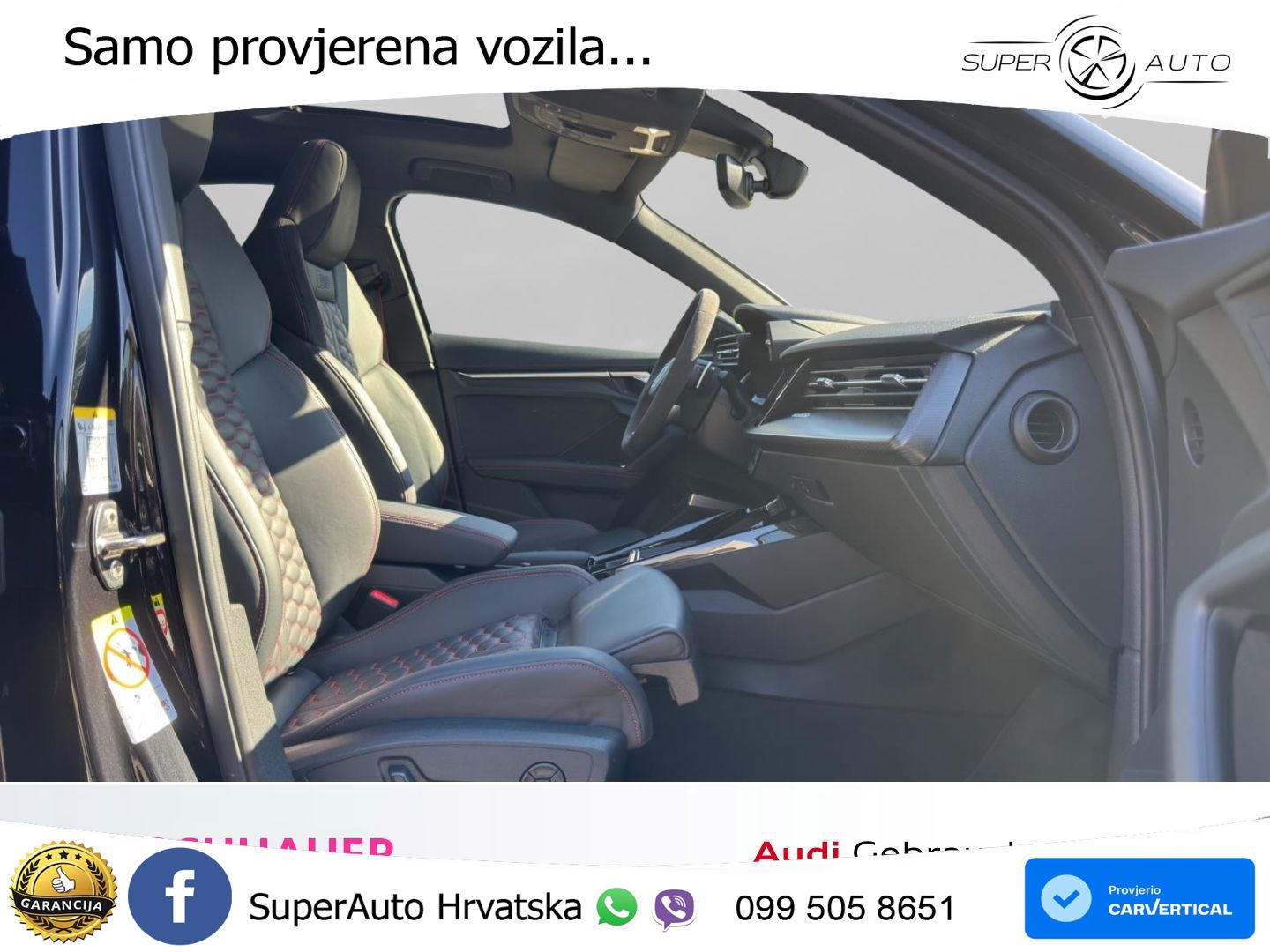 Audi RS3 Sedan 2.5 TFSI (400 KS) quattro S tronic MATRIX+GR SJED+KAM