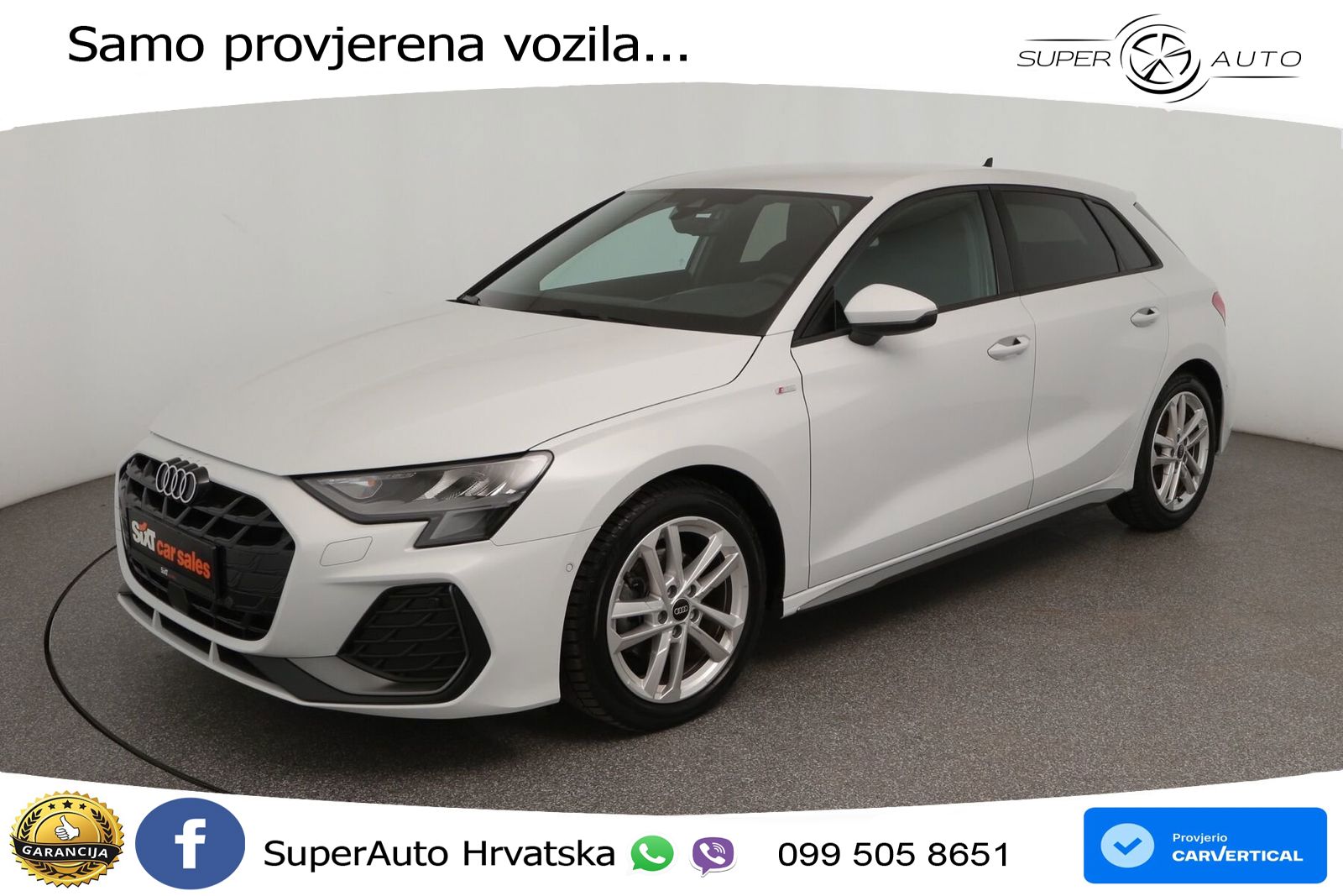 Audi A3 35 TFSI (150 KS) S tronic S line LED+GR SJED+ACC