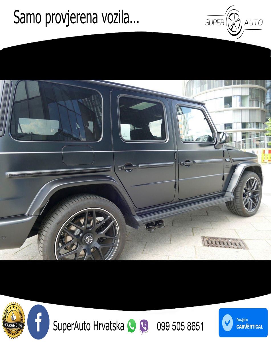 Mercedes AMG G 63 Long V8 (585 KS) 4MATIC 9G-TRONIC AMG SPEEDSHIFT TCT Manufaktur LED+GR SJED+ACC