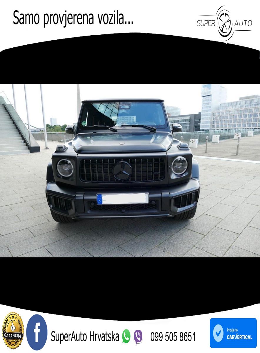Mercedes AMG G 63 Long V8 (585 KS) 4MATIC 9G-TRONIC AMG SPEEDSHIFT TCT Manufaktur LED+GR SJED+ACC