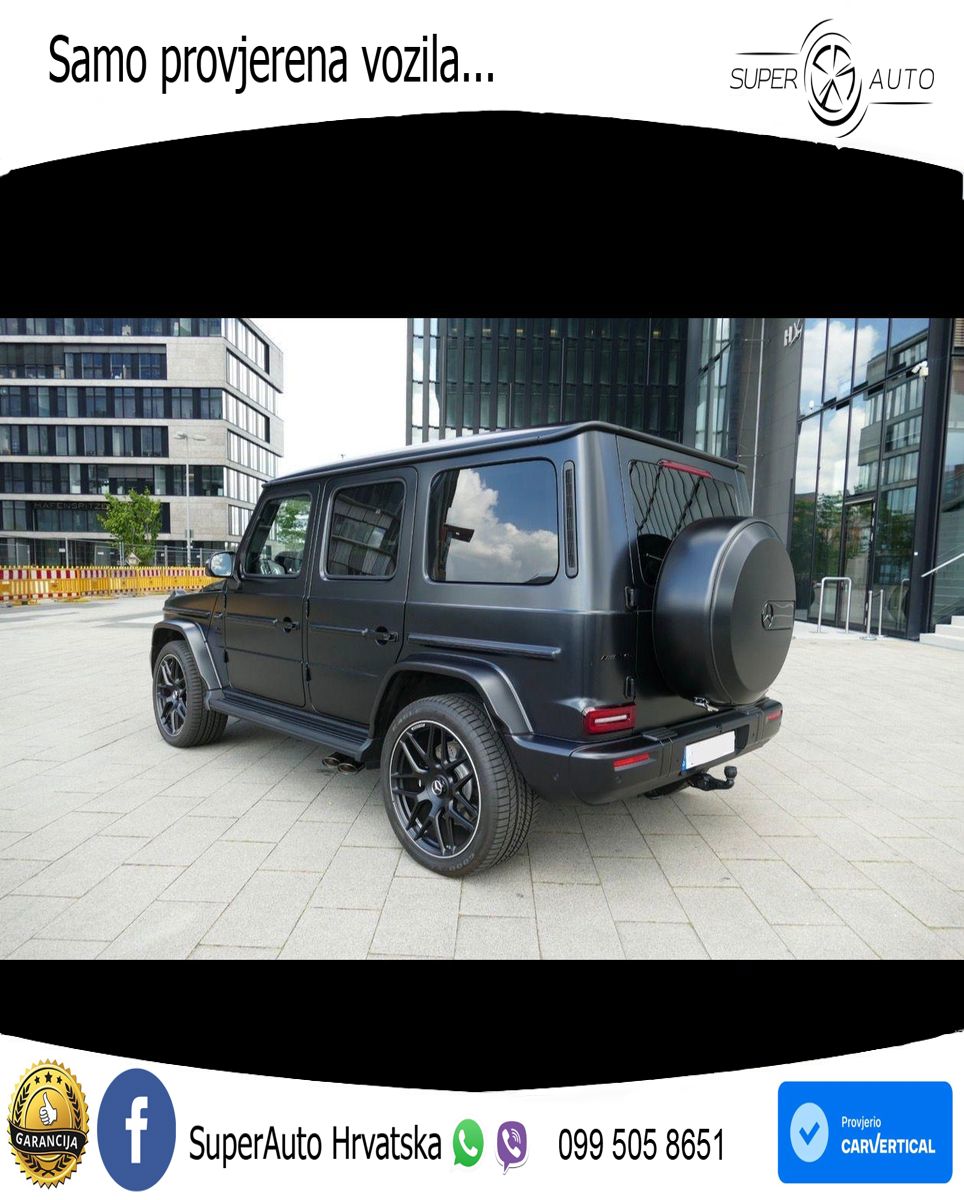 Mercedes AMG G 63 Long V8 (585 KS) 4MATIC 9G-TRONIC AMG SPEEDSHIFT TCT Manufaktur LED+GR SJED+ACC