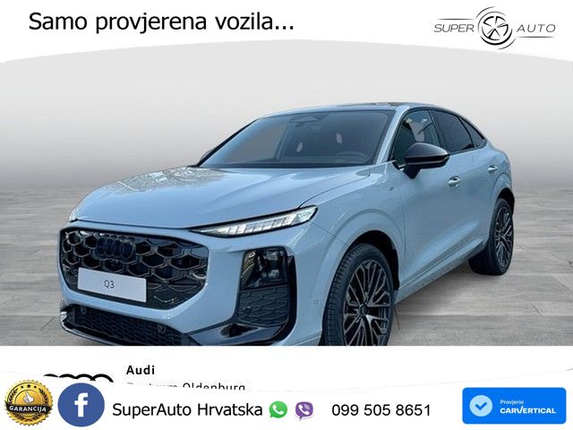 Audi Q3 Sportback 2.0 TDI (150 KS) S tronic S line LED+GR SJED+ACC
