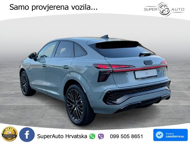 Audi Q3 Sportback 2.0 TDI (150 KS) S tronic S line LED+GR SJED+ACC
