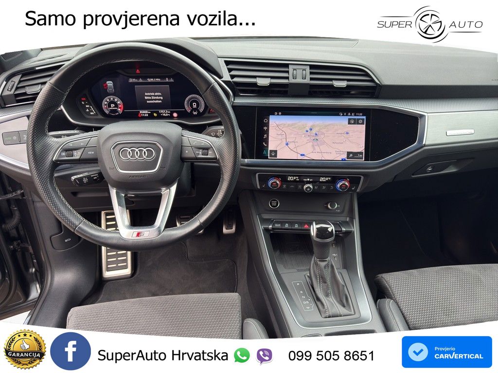 Audi Q3 45 TFSI (245 KS) quattro S tronic S line LED+GR SJED+ACC