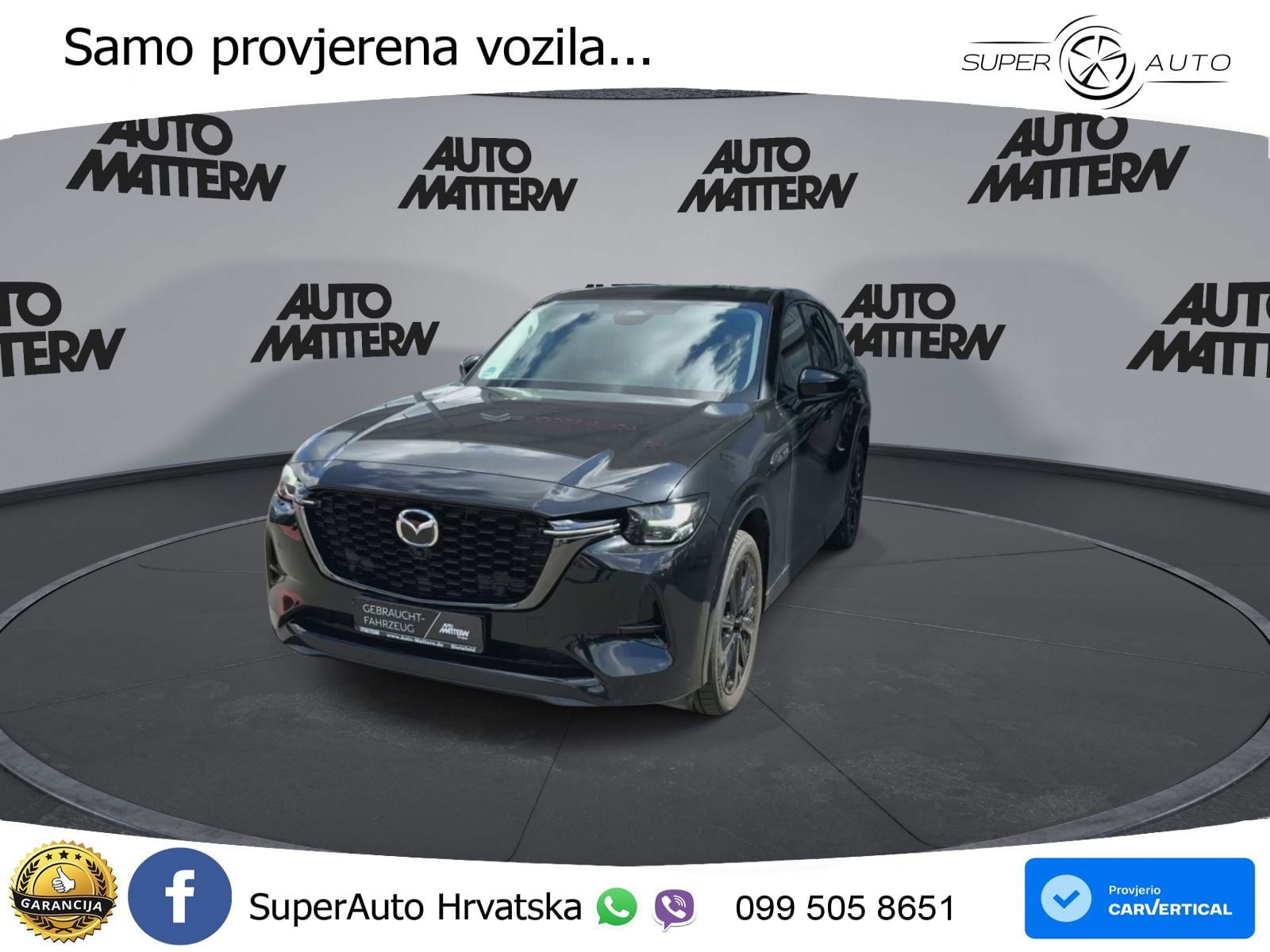 Mazda CX-60 3.3 e-Skyactiv D (254 KS) AWD Automatic LED+GR SJED+ACC