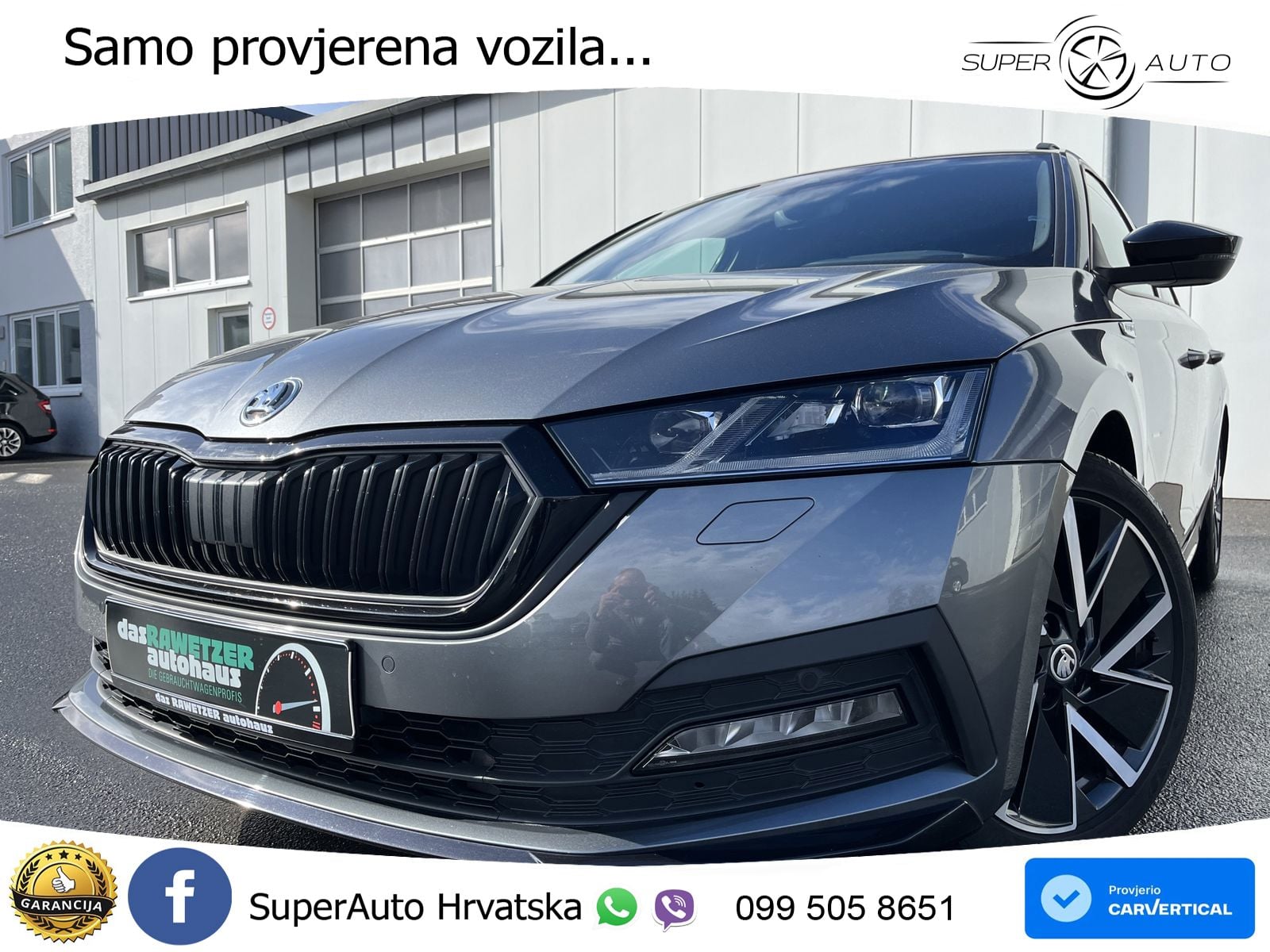 Škoda Octavia Combi 2.0 TDI (150 KS) DSG SportLine LED+GR SJED+ACC